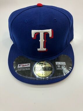 Texas Rangers Fitted Cap NWT 7 5/8